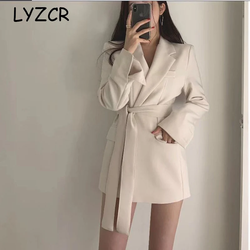 LYZCR белый блейзер женский пиджак 2019 с длинным рукавом офисный Женский блейзер и куртки элегантный женский Блейзер Femme Mujer LYZCR белый блейзер женский пиджак 2019 с длинным рукавом офисный Женский блейзер и куртки элегантный женский Блейзер Femme Mujer