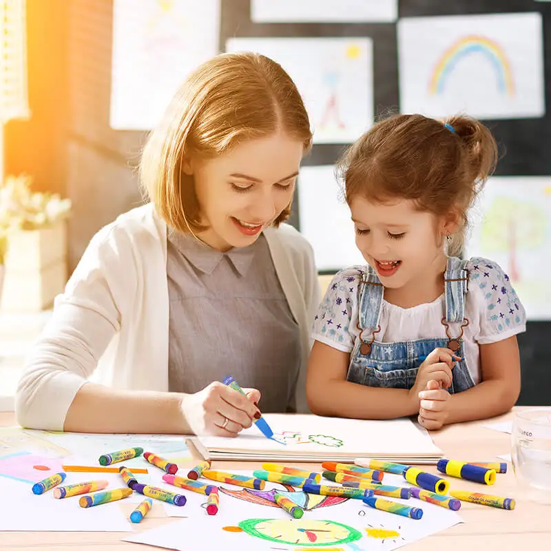 Oil Pastels Deli 72050 Color oil pastels paiting stick crayon drawing pens pencils student children 12-36 colors optional