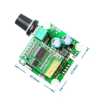 

Bluetooth 4.2 TPA3110 15w+15W Digital Stereo Audio Power Amplifier Board Module 12V-24V car for USB Speaker,Portable Speaker