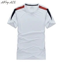 2017 New Quick-Dry work out men T shirt Short sleeve T-shirt Patchwork Shoulder fast dry Tops & Tee shirt men M-4XL, ZA230