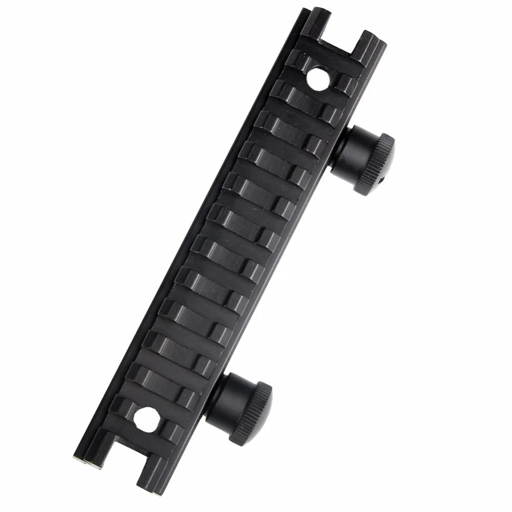 Middle Profile AR Riser Base QD Scope Mount 20MM Rail with 13 Slots 1-16-3
