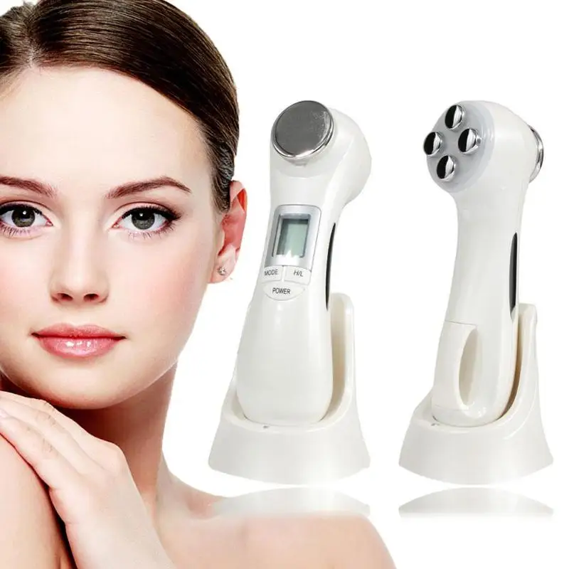 5 in 1 Multi Function Beauty Apparatus Ultrasonic Facial Beauty LED