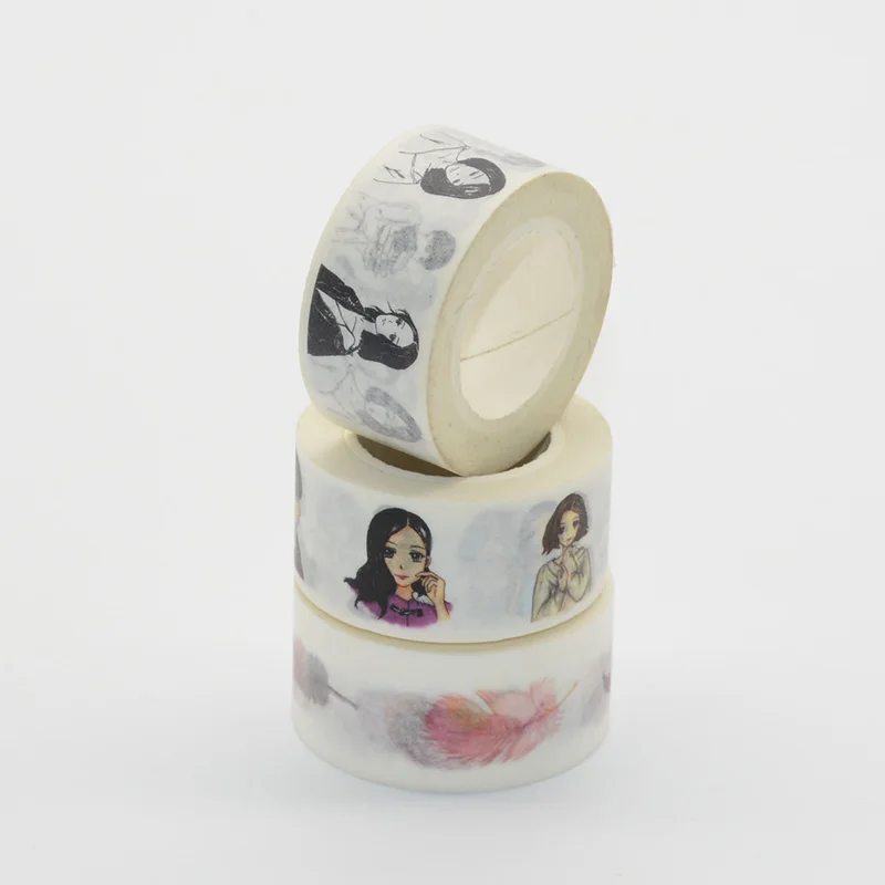 Washi лента для девушек 10 м широкие стикеры washitape скрапбукинг милая аниме васи милые