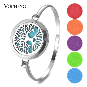 

10pcs/lot Stainless Steel Diffuser Locket Bracelet Scent Last Air Freshener Aroma Essential Oil Diffuser Bracelets VA-455*10