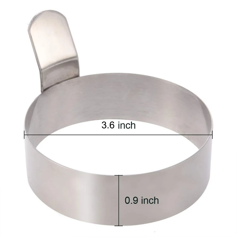 Новейшее кольцо для яиц из нержавеющей стали Форма для омлета для приготовления пищи антипригарное блинное кольцо металлический кухонный инструмент для приготовления пищи
