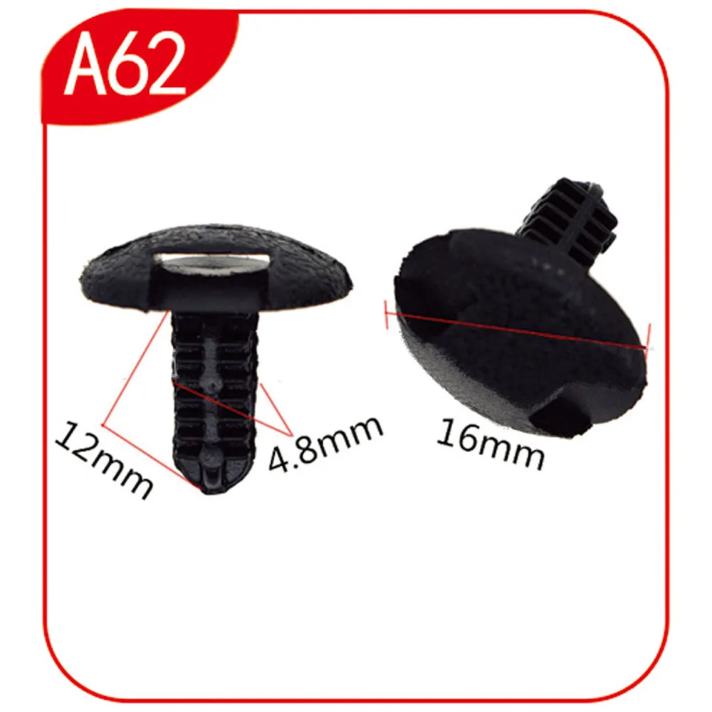 1000x A62 Plastic Bumper Fender Moulding Panel Retainer Clips Fastener For Toyota CROWN VIOS COROLLA PRADO Camry | Автомобили и