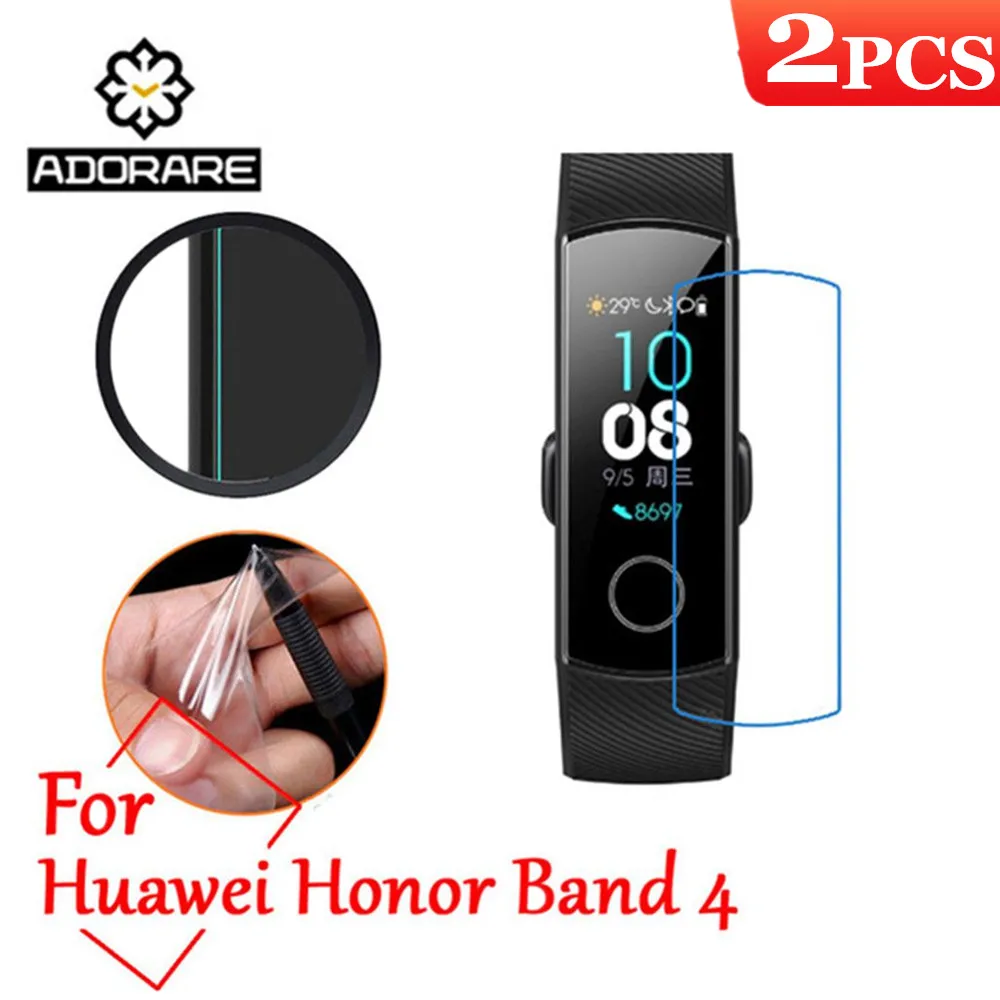

2pcs For Huawei Honor Band 3 4 A2 Smart Band 2 Pro B19 B29 Screen Protector Full Cover For Huawei Honor Band 4 sports SmartWatch