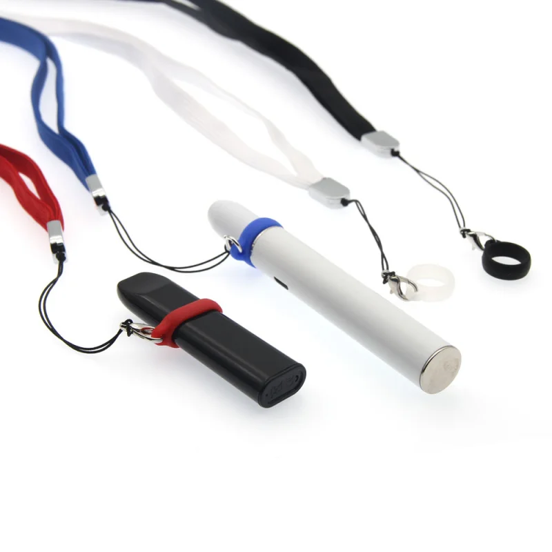 

E-XY Silicon Lanyard Ring for Disposable electronic cigarette Ego eovd battery kit Neck Sling Accessories String Necklace Ring