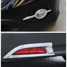4 шт. передние противотуманные фары для Honda CRV CR V 2012 2013 2014|abs chrome|trim