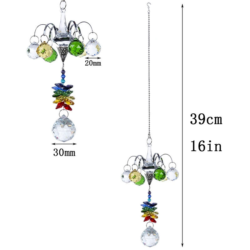 H& D 5 стилей радужные окна коллекция Suncatcher кристаллическая Призма люстры висячие орнамент креативный подарок домашний сад Декор