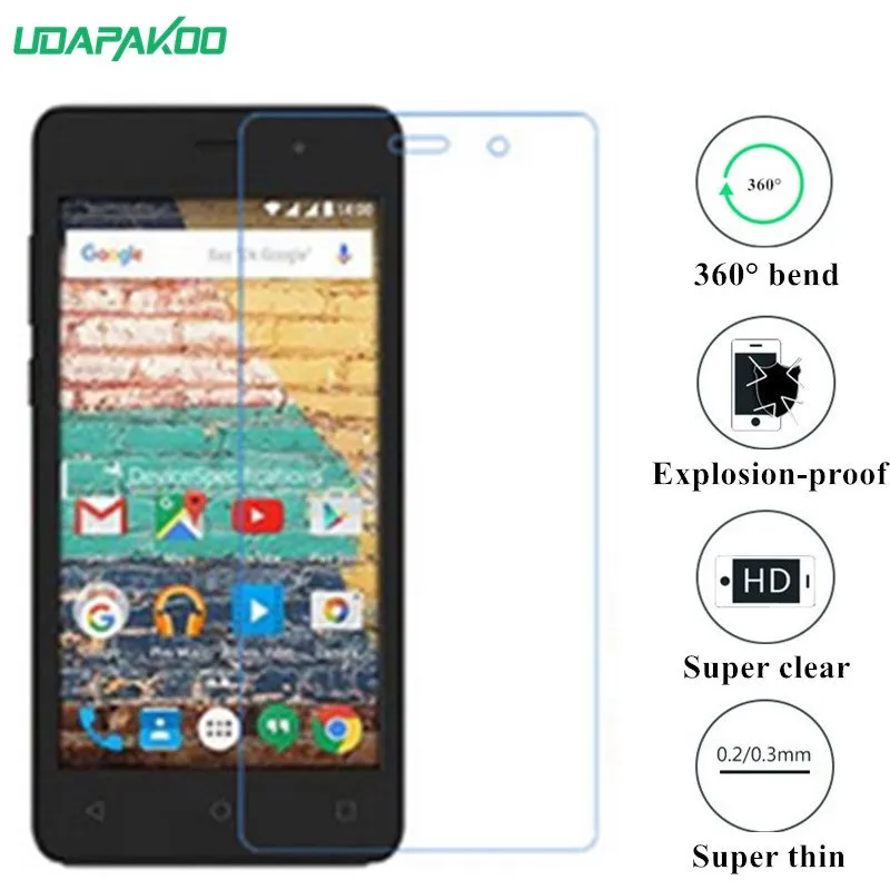 udapakoo clear Tempered (soft glass) film for Archos 45B NEON Nano Explosion-proof glass Screen Protector | Мобильные телефоны и