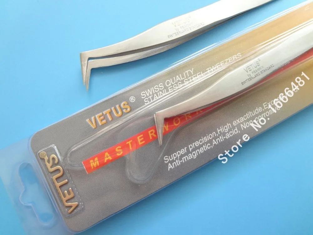 

10 pcs VETUS Especially for 3D 6D Volume Eyelash Extension Tweezers