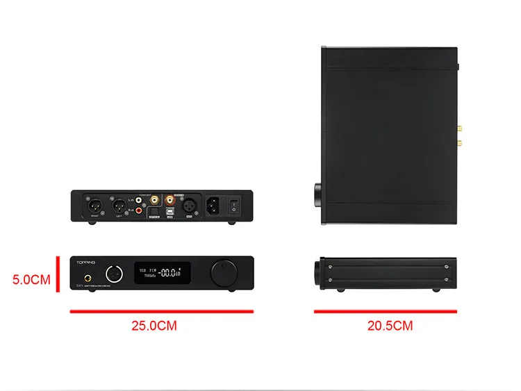 TOPPING DX7s 2 * ES9038Q2M 32 бит/768K DSD512 полный сбалансированный DAC и усилитель для наушников