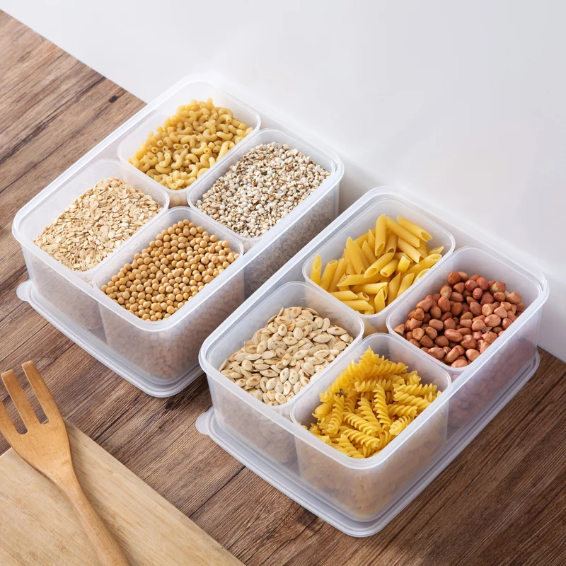 

Kitchen Storage Box Grains Storage Contain Sealed Home Organizer Food Container Refrigerator Storage Boxes storage organizer new