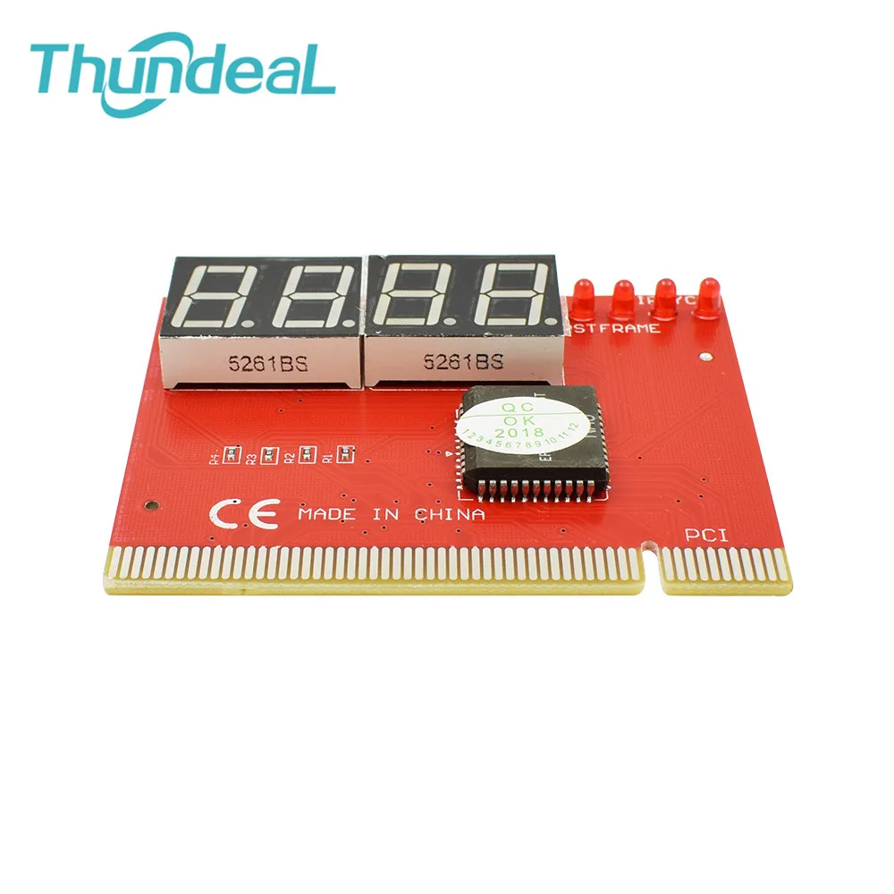 

For Computer Network Repair Tool Kit Computer PCI POST Card Motherboard 4-Digit LED Display Diagnostic Test PC Analyzer Thundeal