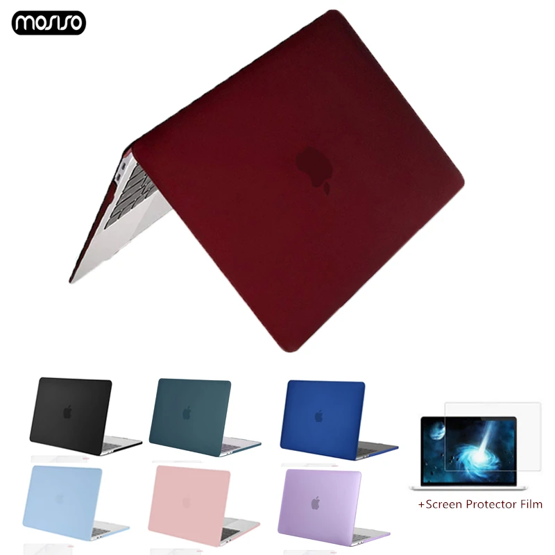 2019 новый кристалл \ матовый чехол для Apple Macbook Air Pro retina возрастом 11 12 13 15 дюймов