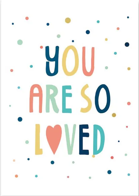 Various Kids Motivational Quotes Posters Prints Colorful Letter Canvas