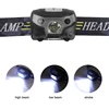 Mini lampe frontale de bicyclette, Rechargeable, lumière d'extérieur, lampe de vélo, idéal pour le Camping, livraison directe LED, détecteur de mouvement LED ► Photo 3/6