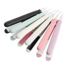 2 в 1 Мини Портативная для завивки, выпрямления волос Пряжка накладная челка маленькая мощность путешествия спальни использование Инструменты для укладки волос 220 В