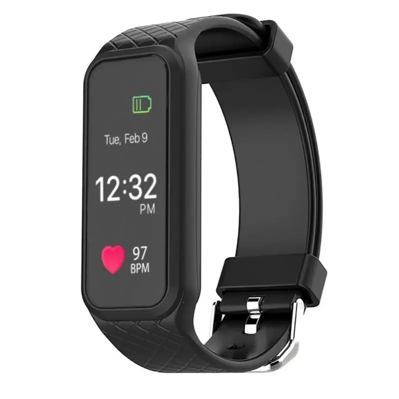 

Sport Smart Wristband Watches Men Clock Woman Heart Rate Monitor Pedometer Waterproof Sleep Monitor Bluetooth for Android iOS