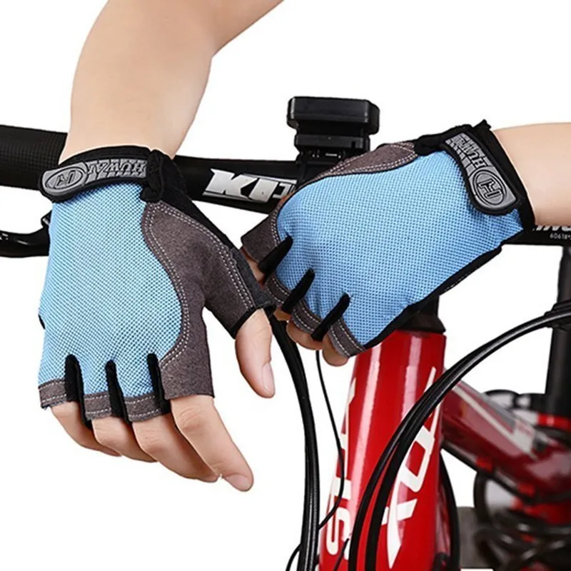 الصيف الرجال النساء اللياقة البدنية قفازات رياضة رفع الاثقال الدراجات اليوغا كمال الاجسام التدريب رقيقة تنفس عدم الانزلاق نصف قفازات أصابع