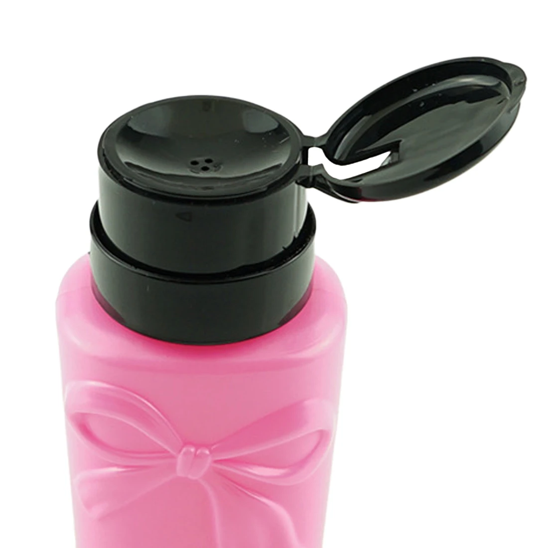 

200ML Remover Cleaner Make Up Refillable Container Pink White Pump Liquid Alcohol Press Empty Nail Polish Dispenser Bottles