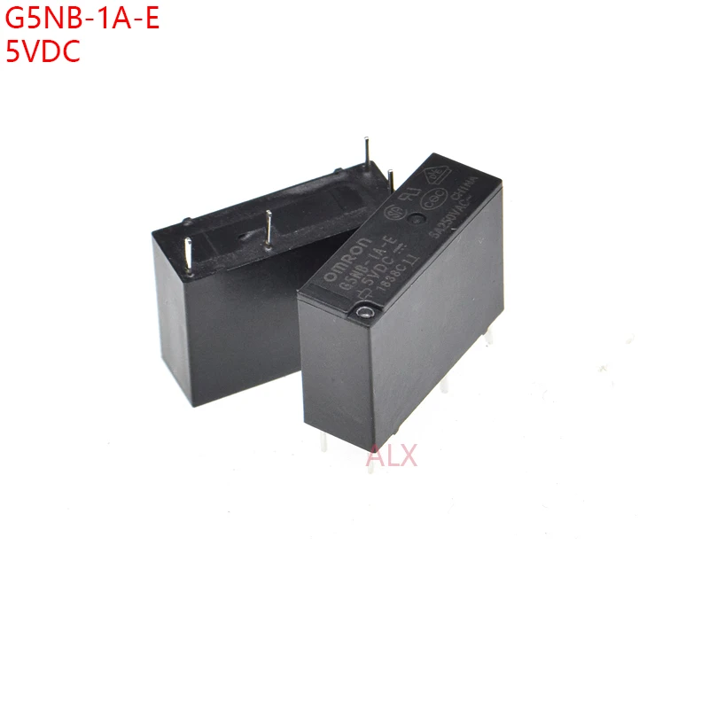 10 шт. G5NB-1A-E реле мощности OMRON 5VDC 5A 250VAC 4pin 1 группа нормально открытых G5NB-1A-E-5VDC DC 5В DC5V
