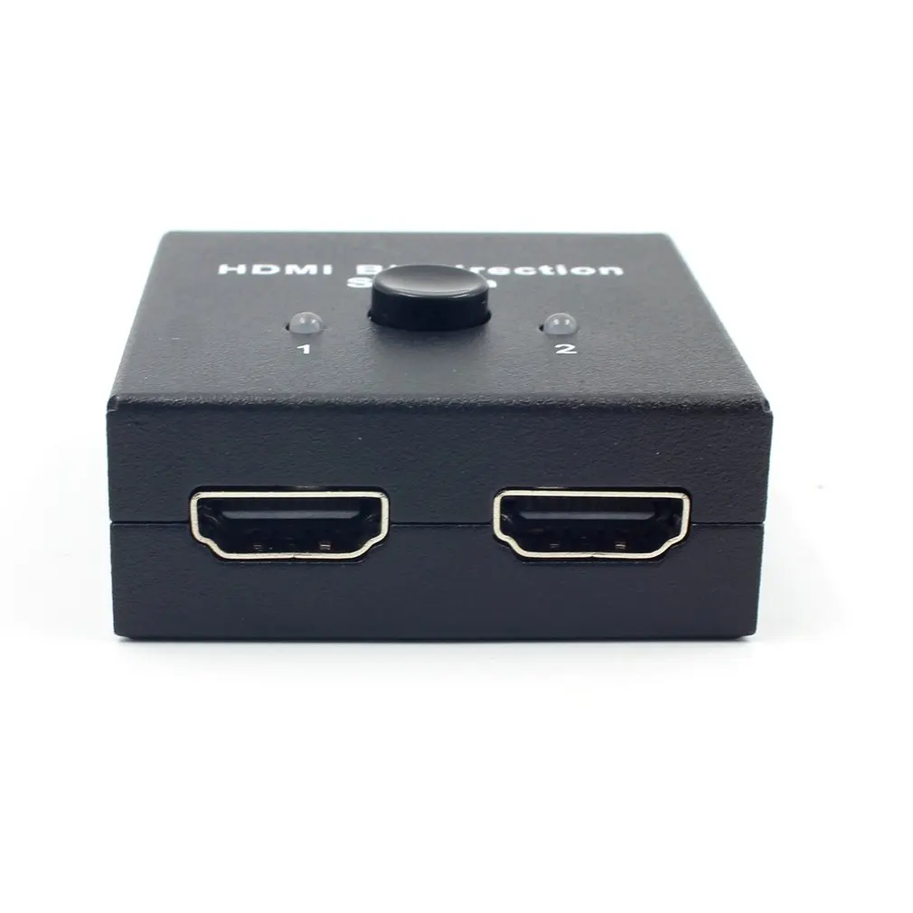 HDMI переключатель с пультом дистанционного управления 2X1 или HDMI сплиттер 1X2 HDMI двунаправленный переключатель HDMI сплиттер Селектор с HDCP поддерживает со сверхвысоким разрешением Ultra HD, 4K