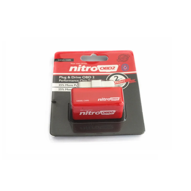 Newest nitro obd2 Chip Tuning Box NitroOBD2 For diesel Car Chip Tuning Box Plug and Drive Nitro OBD2 More Power / More Torque