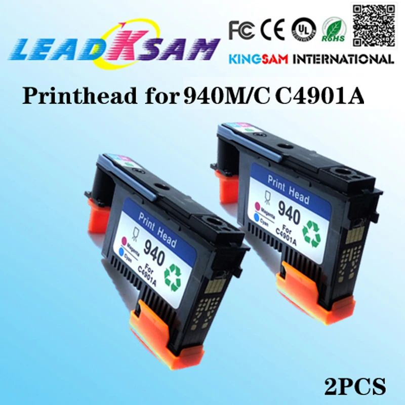 2 шт. печатающая головка для принтера hp940 MC C4901A 940 officejet pro 8000 8500 8500A plus | Компьютеры и