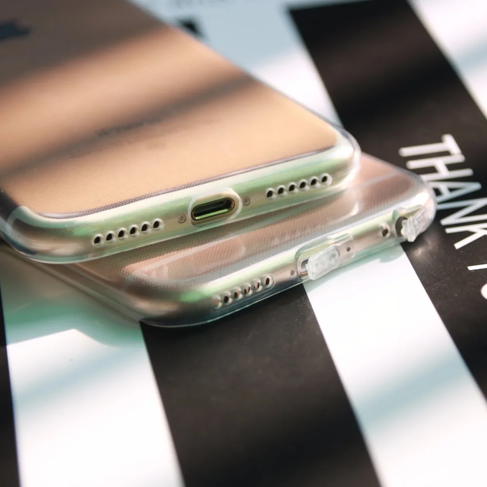 Custom Design DIY Transparente Silicone Case Cover For iPhone 6 6s 5 5s SE 7 6plus 8 X Customized Printing Cell Phone Case