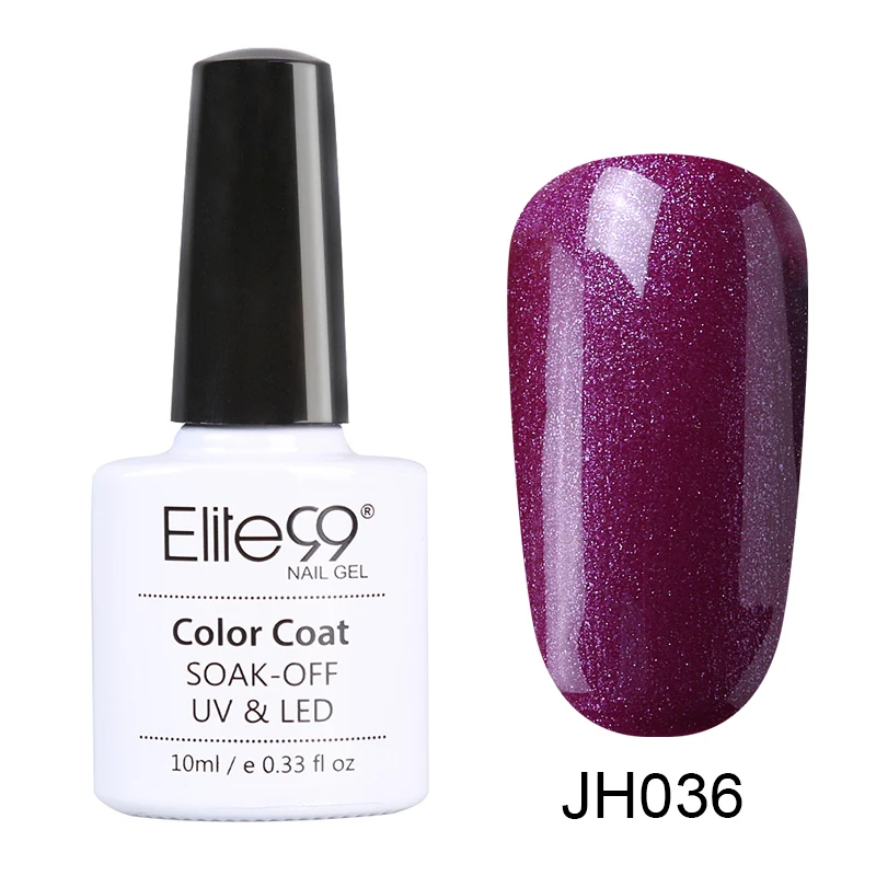 Elite99, серия винно-красного цвета, 10 мл, Гель-лак для ногтей, цветной лак, Полупостоянный Гель-лак для ногтей, замачиваемый, УФ светодиодный, Гель-лак - Цвет: JH036