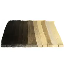 Neitsi Luxury Tape In Remy Human Hair Extensions Double Drawn Adhesive Straight Skin Weft Hair 20'' 2.5g/pc 60PCS 80PCS