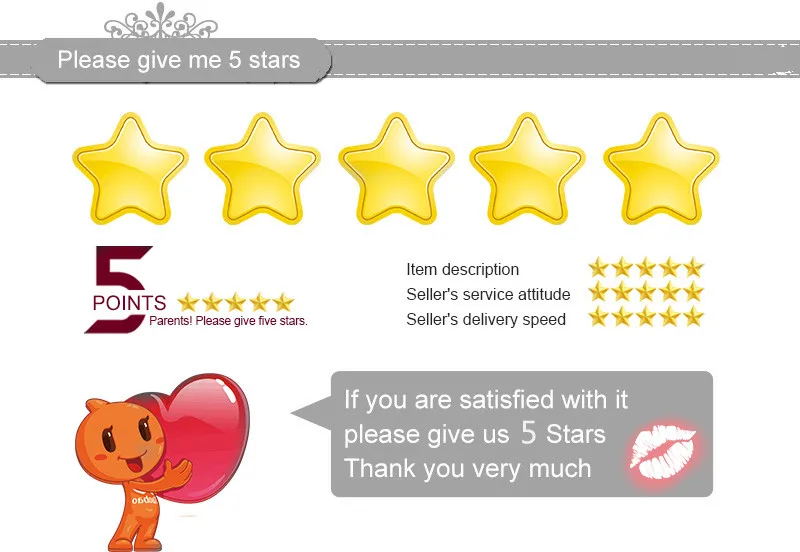 SKU00292 (15)5 star positive feedback