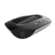 YKT-JS601 multifuncional Solar Powered cargador de carga sin hilos del coche humidificador de aire eléctrico purificador del coche soporte del teléfono móvil