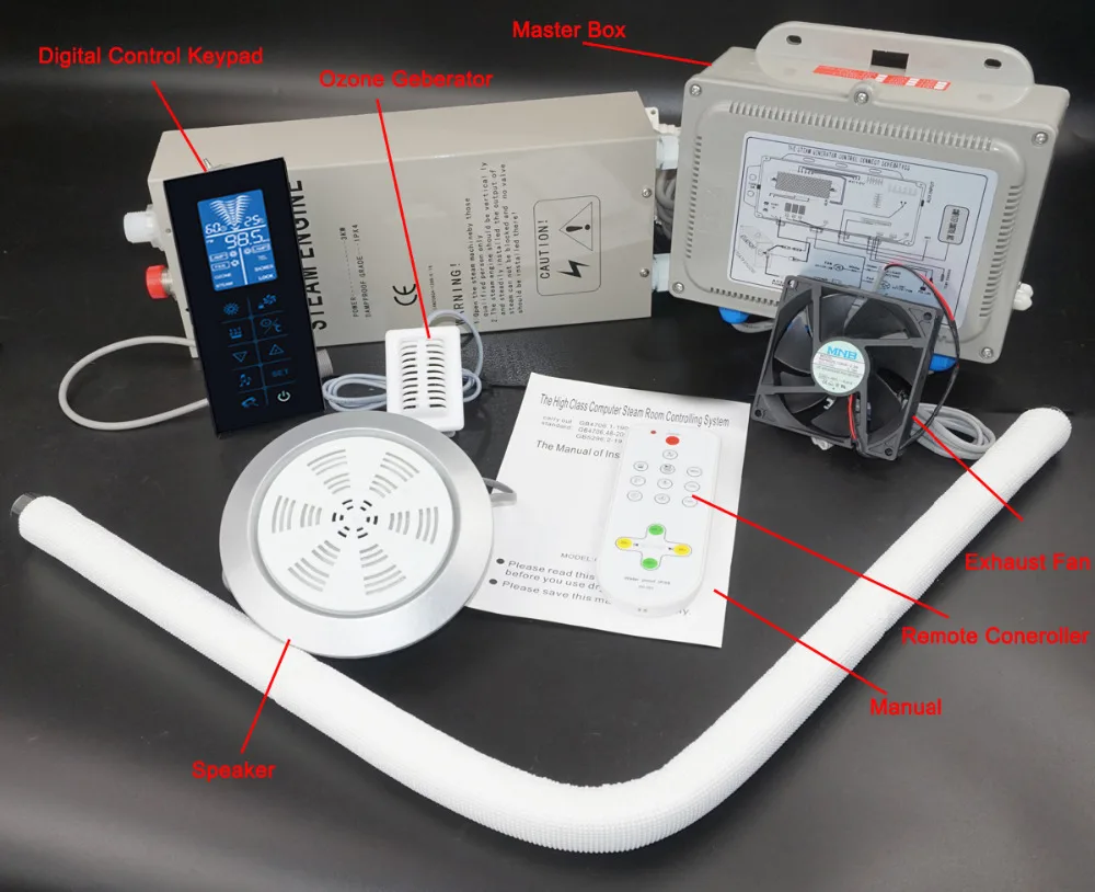 Настенный/напольный стиль 3KW и 5KW 220V Душ Паровая сауна комната система управления GD-7006B