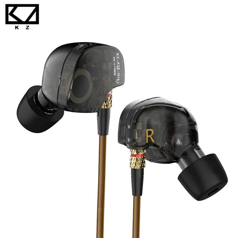 KZ ED9x Super Bowl Tuning Nozzles Earphone In Ear Monitors HiFi Earbuds With Microphone Transparent Sound