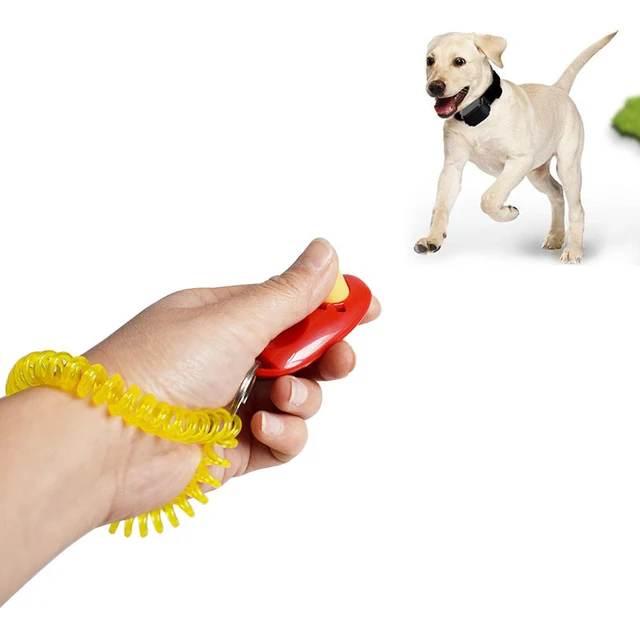 5Pcs Dog Clicker Toys Pet Tranining Clicker Obedience Dog Cat Training