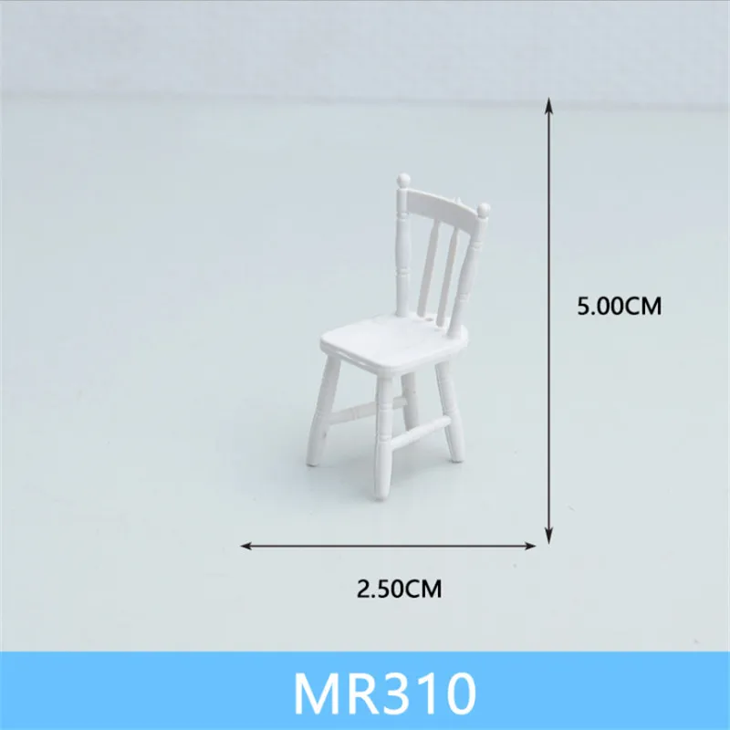 MR310 1 шт./лот масштаб 1:25 пластиковый миниатюрный мебель стол и стул для строительства поезда Макет железной дороги декорации аксессуары - Цвет: MR310