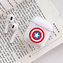 Беспроводные Bluetooth наушники, оболочка кожи для Apple AirPods, чехол, мультяшный Прозрачный жесткий чехол, аксессуары для air pod, чехол