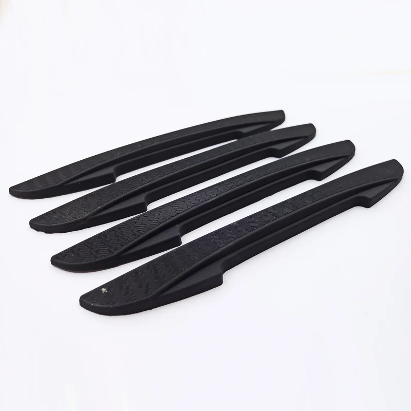 

ANTINIYA 4PCS Car SUV Side Door Edge Protector Protective Strip Scrape Guard Bumper Guards Handle Cover 3D Sticker car styling
