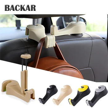 

BACKAR Universal Back Seat Car Holder Mobile Phone Frame Sundries Hook Styling For Audi Nissan Toyota Mitsubishi Kia Accessories
