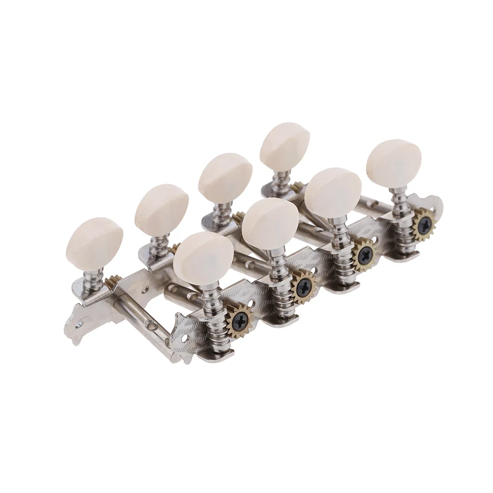Mandolin Tuners Machines Tuners Pegs Tuning Key with White Pearl