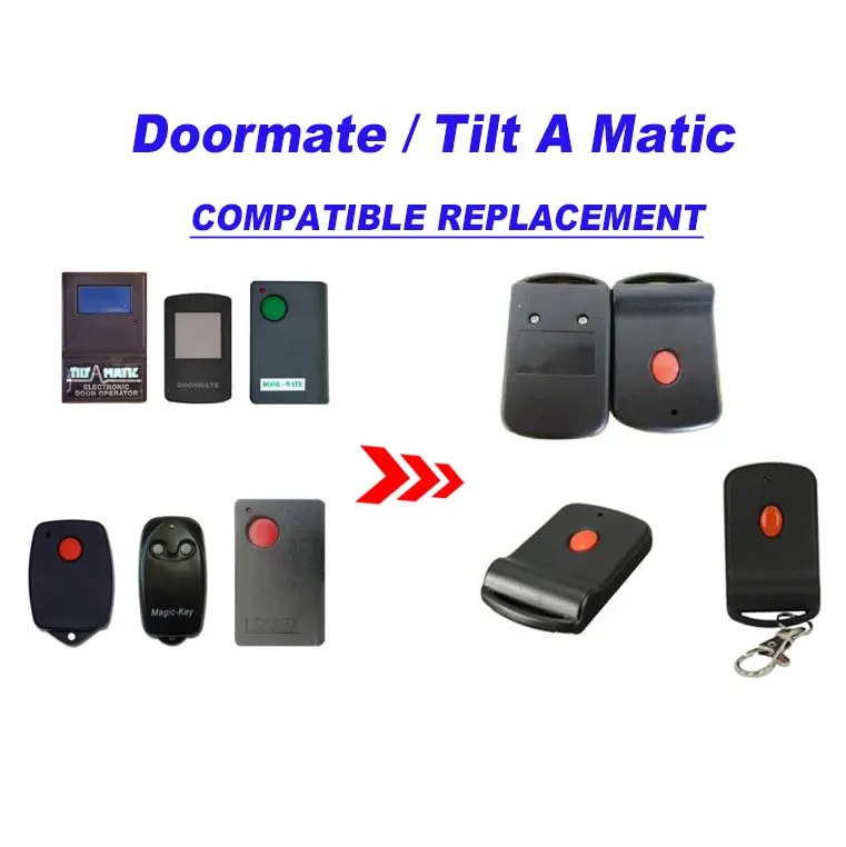 50pcs Doormate 303MHZ garage door compatible remote 