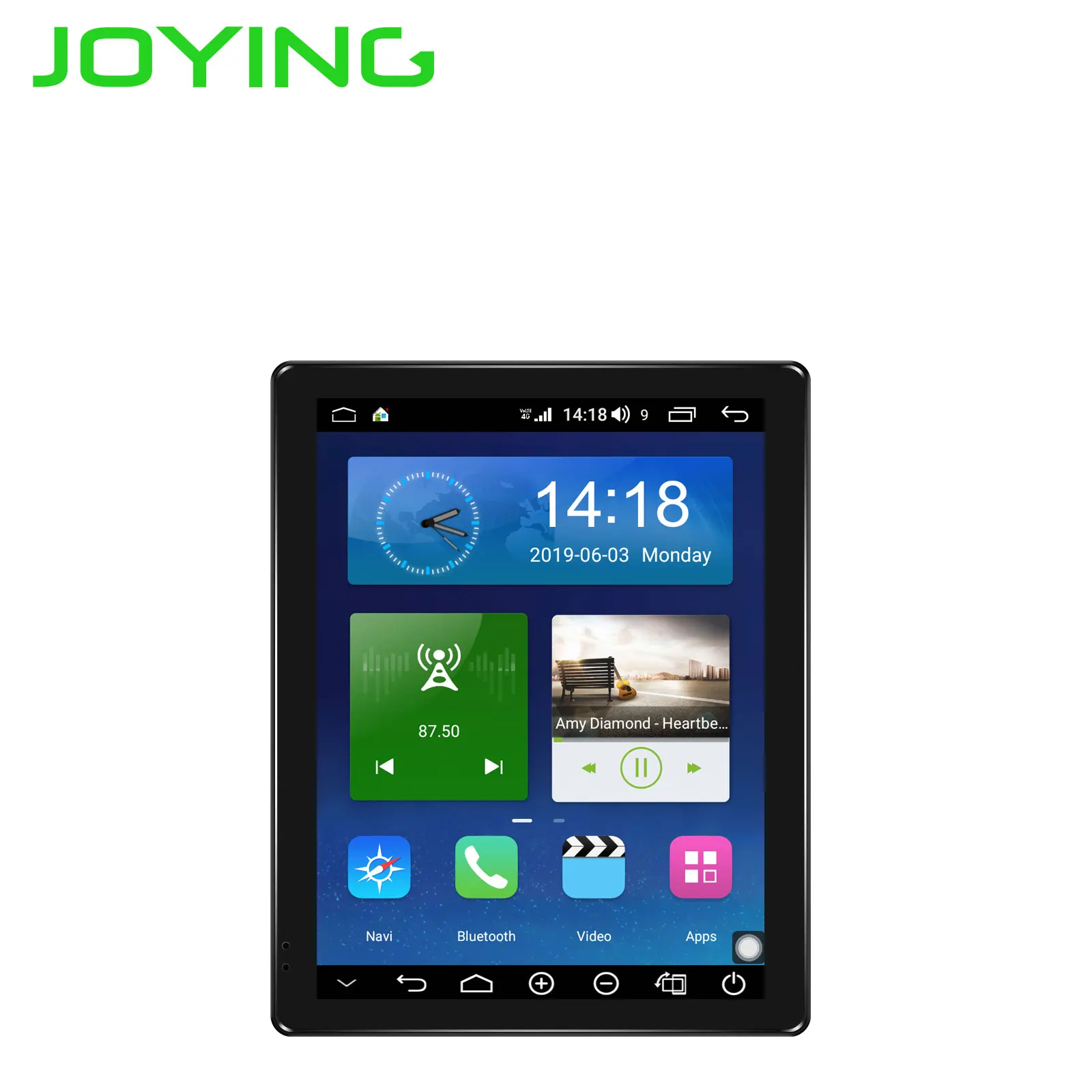 Sale 9.7"Double 2 Din Android 8.1 Car Radio Stereo 4GB+64GB Vertical Screen Universal Head Unit GPS Multimedia Player Built-in 4G DSP 1