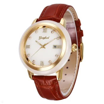 

2020 Sale Hot Style Hetian Jade Gift Watches Waterproof Calendar Quartz Lovers Fashion Manufacturer Undertakes