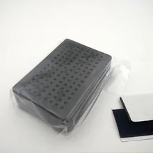 Nwe 1 шт. черный увлажнитель для сигар, пенный увлажнитель, прямоугольник акриловый для табака, гумидор для сигар, чехол для сигар