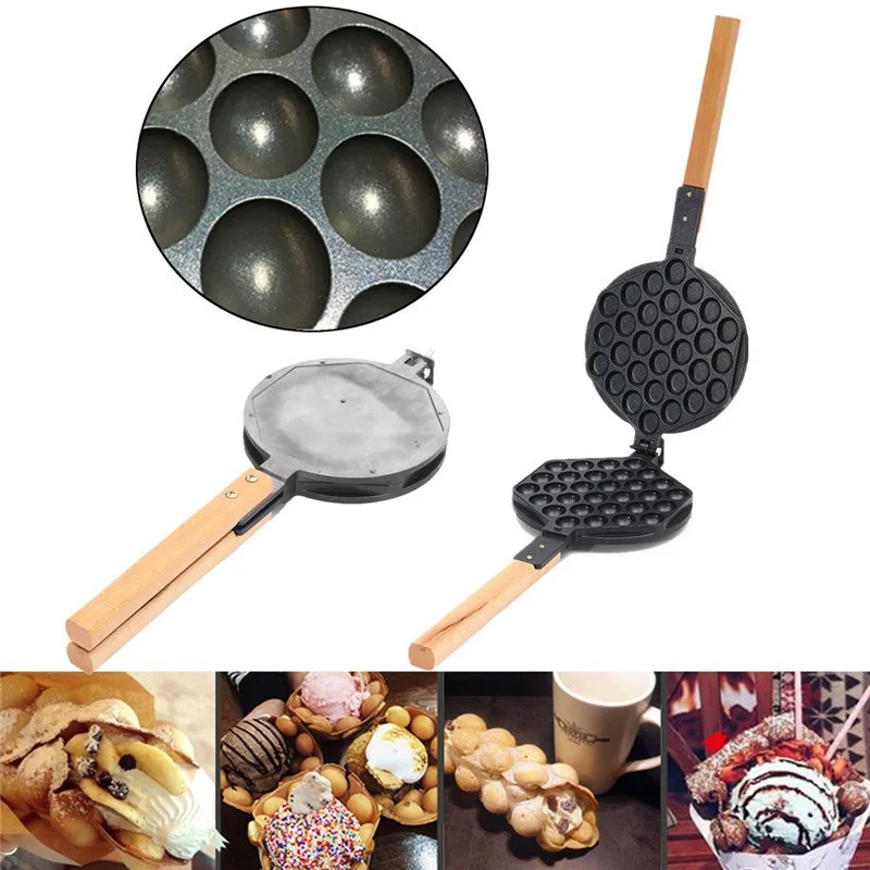 Stove Top Nonstick Hongkong Egg Puff Iron Eggettes Egg Waffle Pan Wafer Egg Makers Stove Top Nonstick Hongkong Egg Puff Iron Eggettes Egg Waffle Pan Wafer Egg Makers