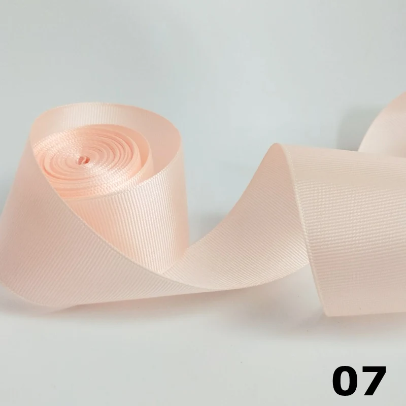 HL 5 yards 1-1/2"(40mm) Solid Color Grosgrain Ribbons Making Hair Bows Wedding Decorative Gift Box Wrapping DIY Crafts R010