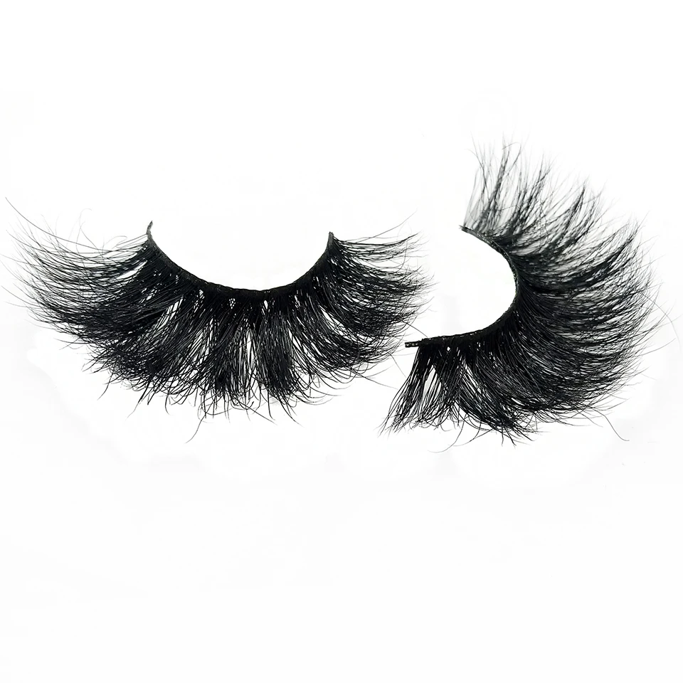 

25mm Lashes 3d Mink Lashes Long Thick Volume False Eyelashes Wholesale 3d Eyelashes Made In Korea Silk Lashes
